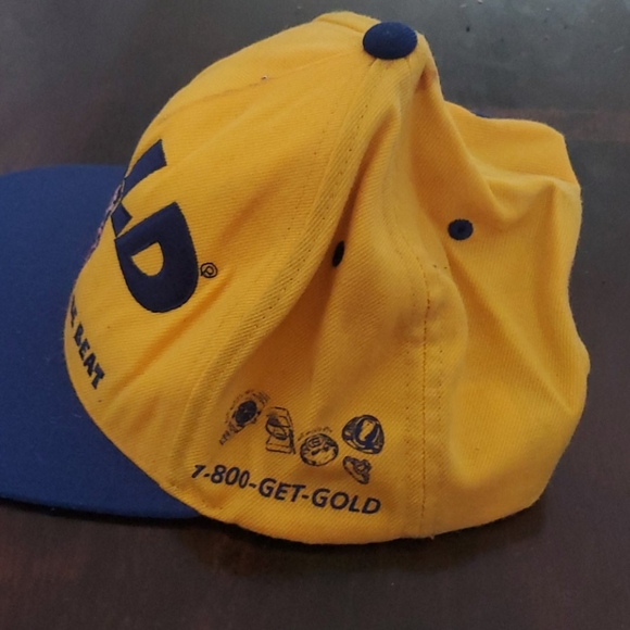 Gold Skateboard Wheels (kayo/dgk) snapback hat - Picture 3 of 4